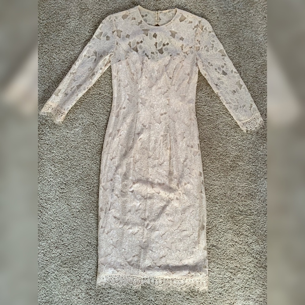 Scalloped Lace Dress